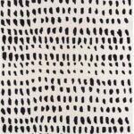 ICY HAND TUFTED RUG- BLACK/WHITE