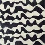 DRIFT TUFTED RUG - IVORY/BLACK