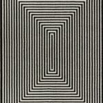VERGE TUFTED RUG - BLACK