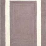 BORDER RUG - DUSTY PINK