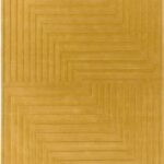 LEAN WOOL RUG - MUSTARD YELLOW