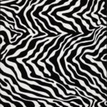 ZEBRA RUG - BLACK/IVORY