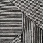 ELEGANCE WOOL RUG - BLACK/IVORY