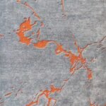 OASIS RUG - GREY/ORANGE