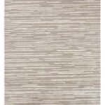 STRIPE WOOL RUG - BEIGE