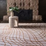 CANYON WOOL & VISCOSE RUG -  NEON ORANGE