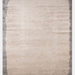 FRAME RUG VISCOSE- CREAM