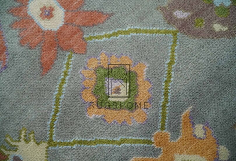 Oushak hand knotted rug