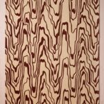WAVE ABSTRACT RUG - BEIGE/BROWN
