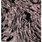 FLOWLINE ABSTRACT HAND TUFTED RUG - PINK/BLACK