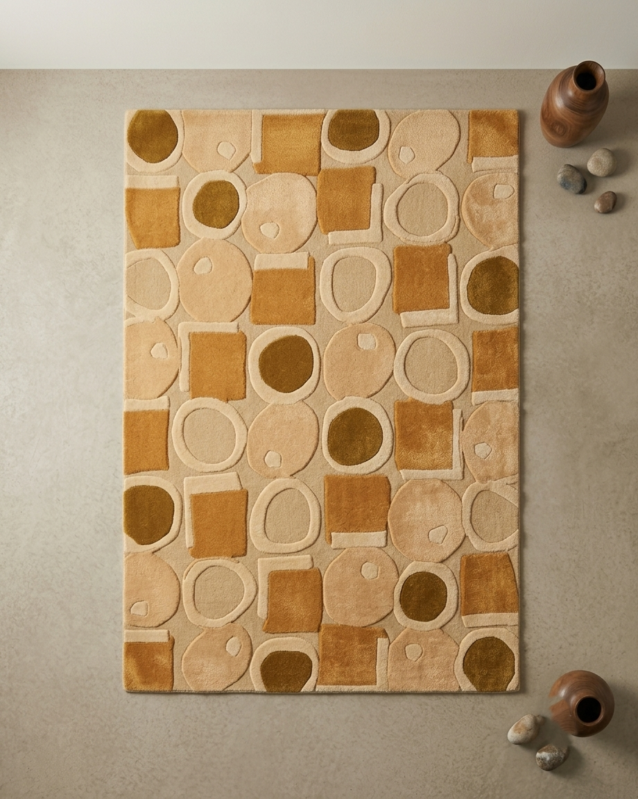 TERRA ORBIT RUG - SOFT BEIGE - Image 2