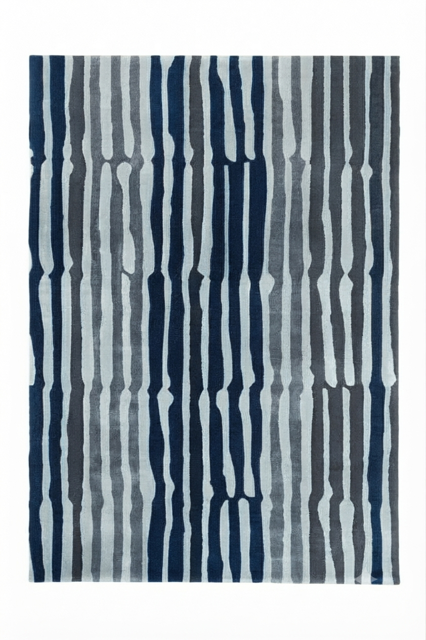 AZURE RHYTHM RUG - NAVY BLUE - Image 2
