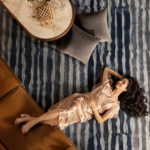 AZURE RHYTHM RUG - NAVY BLUE