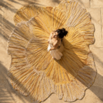 AURORA BLOOM RUG - GOLD
